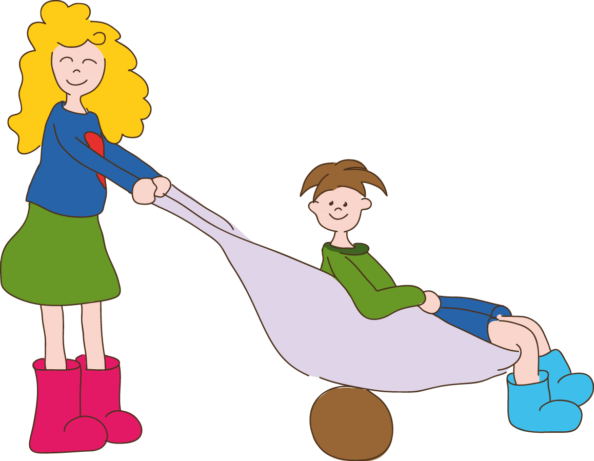 Anna und Paul in Schubkarre-01